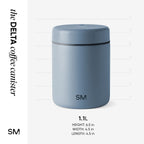 Delta Coffee Canister
