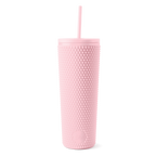 Textured Plastic Classic Tumbler with Straw Lid