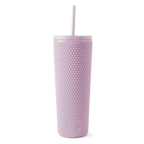 Textured Plastic Classic Tumbler with Straw Lid