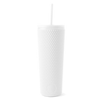 Textured Plastic Classic Tumbler with Straw Lid