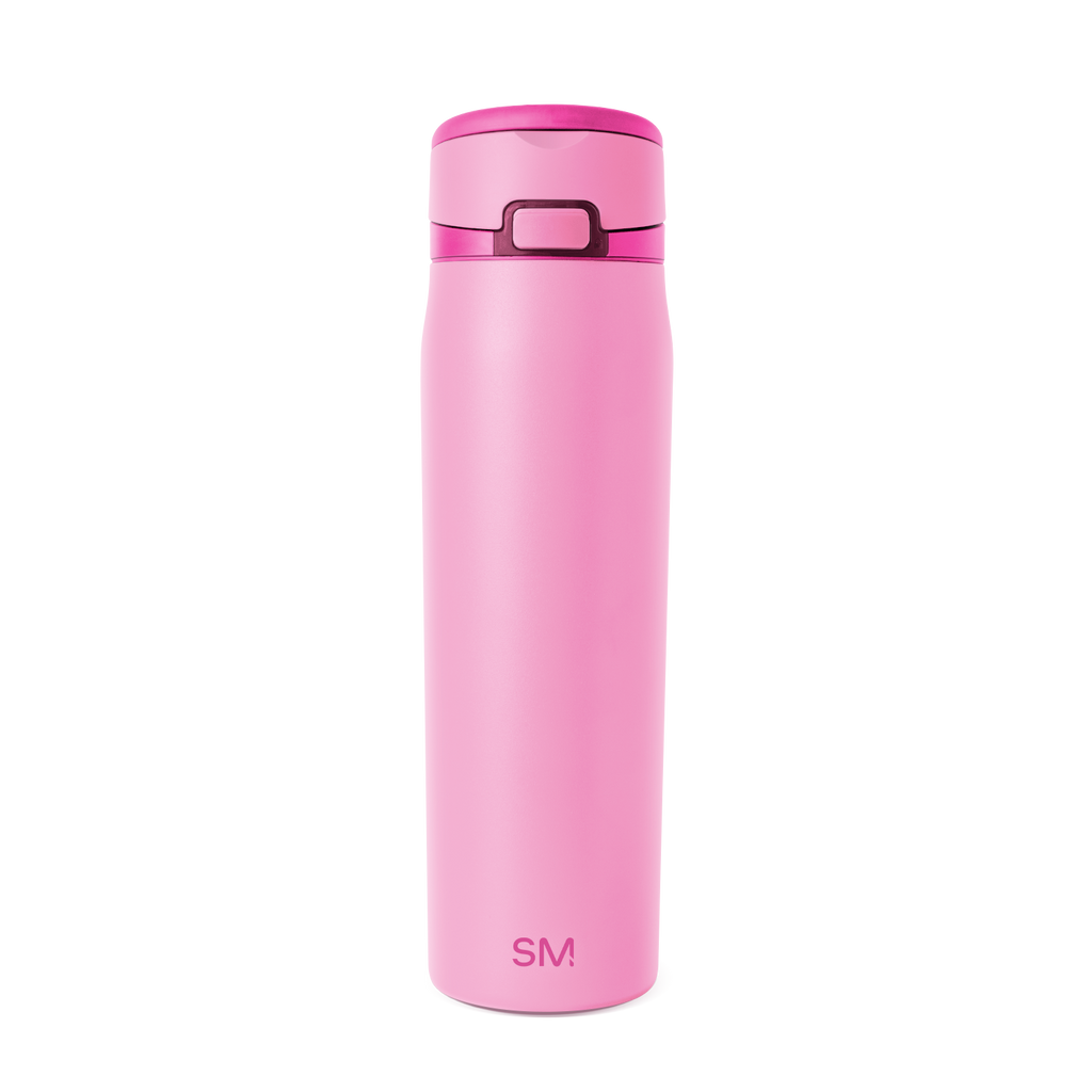 Simple Modern Mesa Loop Water Bottle with Straw | 24oz Cup Holder Friendly Insulated Stainless Steel Bottles for Travel, Sports and School | Dragon Fruit Mix
