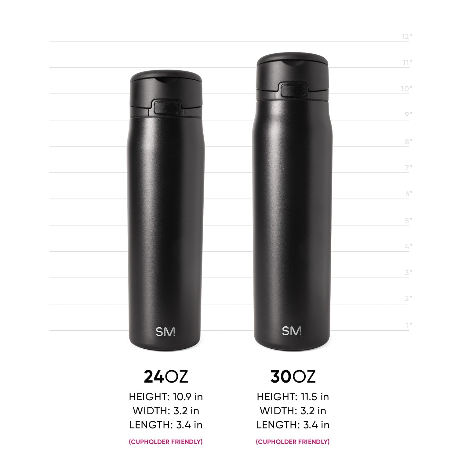 Simple Modern Mesa Loop Water Bottle with Straw | 24oz Cup Holder Friendly Insulated Stainless Steel Bottles for Travel, Sports and School | Tortoise
