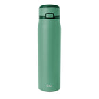 Simple Modern Mesa Loop Water Bottle with Straw | 30oz Cup Holder Friendly Insulated Stainless Steel Bottles for Travel, Sports and School | Basil