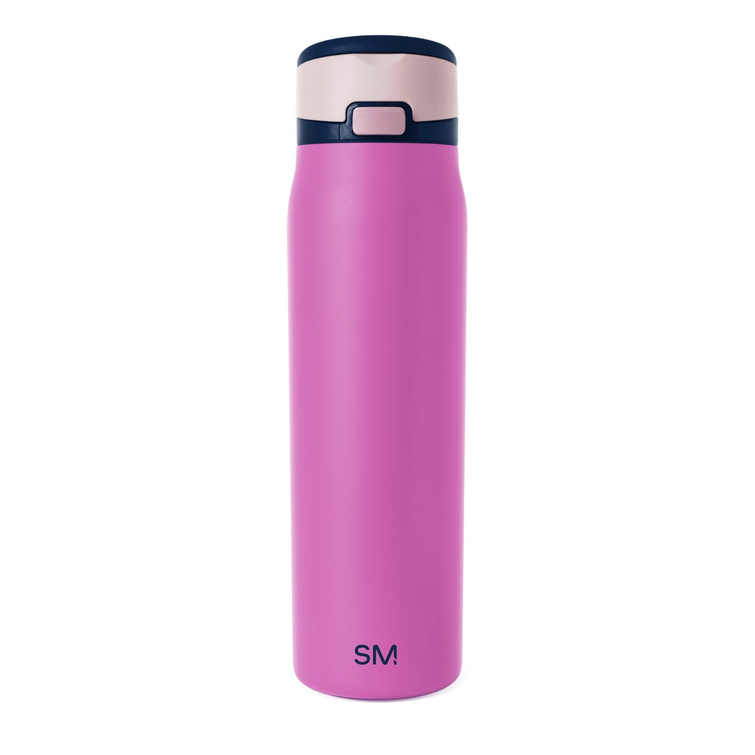 Simple Modern Mesa Loop Water Bottle with Straw | 30oz Cup Holder Friendly Insulated Stainless Steel Bottles for Travel, Sports and School | Fuscia Mix