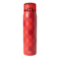 Simple Modern Mesa Loop Water Bottle with Straw | 30oz Cup Holder Friendly Insulated Stainless Steel Bottles for Travel, Sports and School | Holiday Flannel
