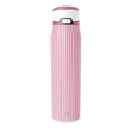 Simple Modern Mesa Loop Water Bottle with Straw | 24oz Cup Holder Friendly Insulated Stainless Steel Bottles for Travel, Sports and School | Rose Stripes