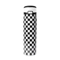 Simple Modern Mesa Loop Water Bottle with Straw | 30oz Cup Holder Friendly Insulated Stainless Steel Bottles for Travel, Sports and School | Black and White Checkmate