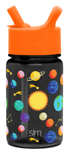 Summit Kids Plastic Water Bottle with Straw Lid