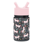 Summit Kids Plastic Water Bottle with Straw Lid