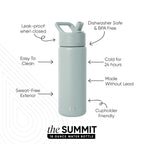 Summit Kids Water Bottle with Straw Lid
