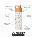 Summit Kids Water Bottle with Straw Lid