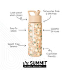 Summit Kids Water Bottle with Straw Lid