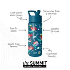 Summit Kids Water Bottle with Straw Lid