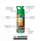 Summit Kids Water Bottle with Straw Lid
