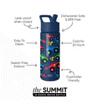 Summit Kids Water Bottle with Straw Lid