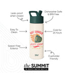 Summit Kids Water Bottle with Straw Lid