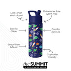 Summit Kids Water Bottle with Straw Lid