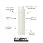 Summit Water Bottle with Straw Lid